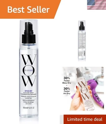 Spray protector térmico secado por soplado - COLOR WOW secado rápido para cabello más rápido y saludable Foto 1 de 4