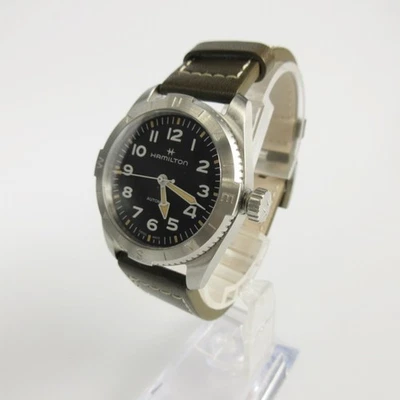 Hamilton Khaki Field Expedition Auto Watch Used Silver 42mm From Japan - Image 1 of 4