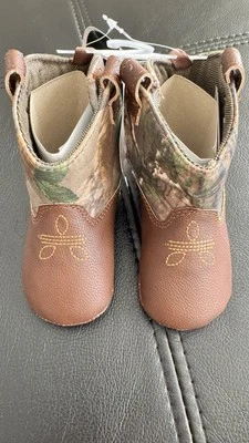Botas de Vaquero Marrón Bronceado Infantil 6-9 Meses Nuevas Sin Caja Foto 1 de 4