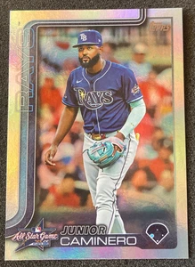 Actualización Topps 2025 #ASG40 Juego Junior Caminero All Star. Tampa Bay Rays - Imagen 1 de 2