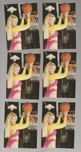 Lot of 6 identical Debbie Young trading cards Pub. 1992 Benchwarmers - Picture 1 of 2