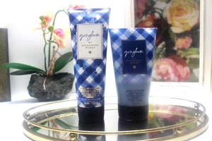Bath and Body Works Gingham Body Scrub & Body Cream 8 oz each NEW - Picture 1 of 6