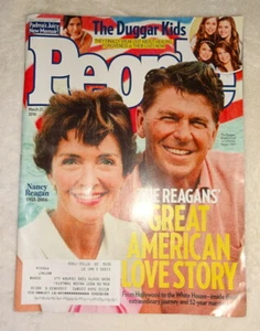 People Magazine March 21 2016 Reagans Great American Love Story Good Condition - Picture 1 of 3