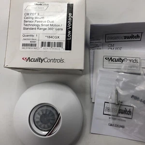 Acuity Controls, Ceiling Mount Sensor Switch 184CGX CM PDT 9 Low Voltage NEW - Picture 1 of 5