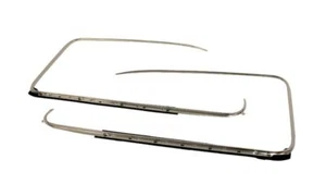 VW Beetle Chrome Window Surround and Scraper August 1964–1979 - Picture 1 of 3