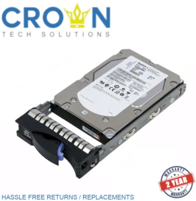 IBM 40K1044 39R7350 26K5842 146GB 15K 3.5" SAS HARD DRIVE - Image 1 of 2
