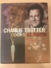 Signed, Personalized Charlie Trotter Cooks At Home By Charlie Trotter -Hardcover