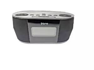 iHOME Dual Alarm Stereo Clock Radio + USB Charging. Bluetooth - Picture 1 of 7