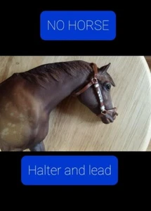 Breyer stone custom show halter and lead tan - Picture 1 of 1