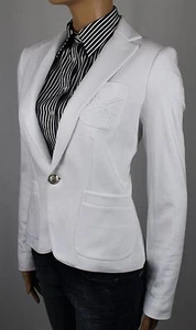 Ralph Lauren White Jacket Blazer Crest Silver Buttons NWT - Picture 1 of 1