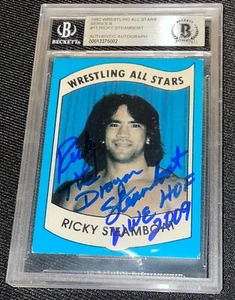 RICKY STEAMBOAT SIGNED 1982 WRESTLING ALL STARS #11 BECKETT AUTHENTICATED 002 - Bild 1 von 2
