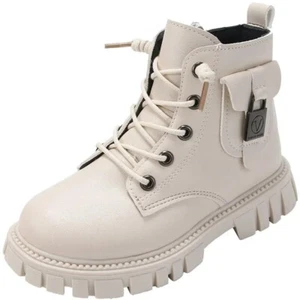 Kinder Stiefel Schuhe | 26 Bis 36 Weiß Mädchen Sport Winter Schnee Turnschuhe - Bild 1 von 22