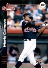 2001 Lowell Spinners Multi-Ad #9 Mario Campos Miami Florida FL Baseball Card