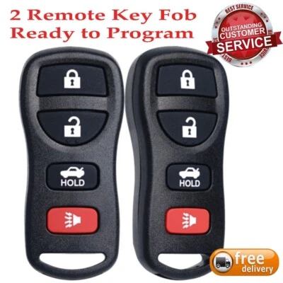 2 for Nissan Maxima Altima 2002 2003 2004 2005 2006 Keyless Entry Remote Key Fob - Image 1 of 4