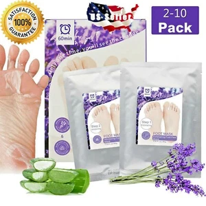 2~10 Pairs Exfoliating Foot Masks Peeling Mask Remove Feet Dead Skin Calluses - Picture 1 of 6