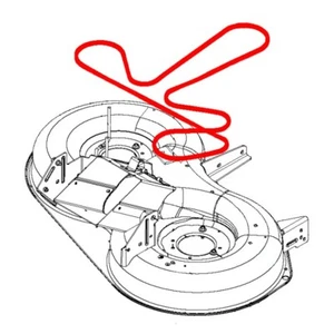 V-belt knife drive for HUSQVARNA (from 2018) TC 138, 138M, 138L, 139T, 238T