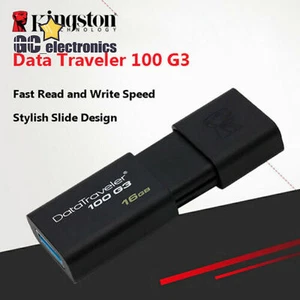 Kingston DT100G3 8 GB 16/32/64 GB 128 GB unità flash viaggiatore dati USB 3.0 A3GE - Foto 1 di 35