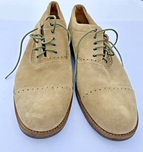 Calvin Klein Oxford Mitchell Men's shoes, beige suede, size 13M, some defects  - Picture 1 of 18