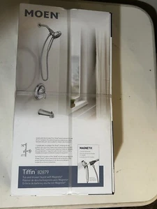 SEALED Moen 82879 Tiffin MAGNETIX Chrome Tub and Shower Trim and Valve Package - Picture 1 of 6