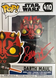 Star Wars Sam Witwer Autograph Darth Maul Funko 410 Beckett Authenticated - Picture 1 of 1
