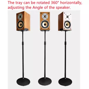Paar Lautsprecherständer Boxenständer Höhenverstellbar Ständer für Bose Teufel - Bild 1 von 12