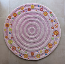 HABA 2961 Teppich Rosalina Kinderteppich 120 cm rund rosa