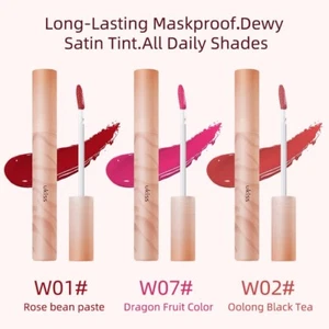3 Pieces Lip Gel Liquid Lipstick Waterproof Long Lasting Lip Stain Moisturizing - Picture 1 of 5