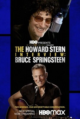 Bruce Springsteen poster - 11 x 17 inches - The Howard Stern Interview