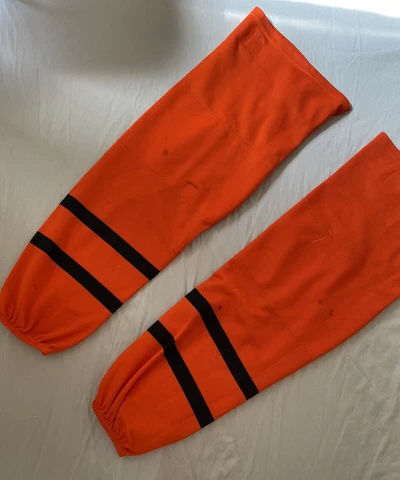 Lehigh Valley Phantoms AHL Orange Hockey Socks team-issued Cover