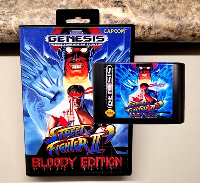 Street Fighter 2: "Bloody Edition" for Sega Genesis - Image 1 of 4