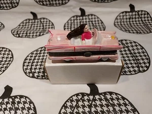 Mary Kay Pink Cadillac Trinket Box Porcelain Consultant You’re A Star New Boxed - Picture 1 of 10