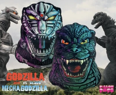 Cojín de almohada de felpa decoración Godzilla Mechagodzilla anime Foto 1 de 4
