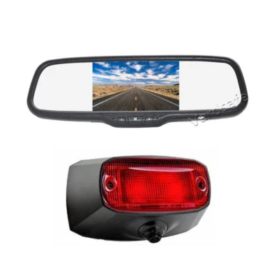 Brake Light Reverse Backup Camera & Rear View Mirror Monitor for Ram Promaster - Image 1 of 4