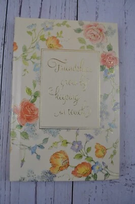 Libreta de direcciones vintage con sello floral amistades crecen manteniéndose en contacto Foto 1 de 4