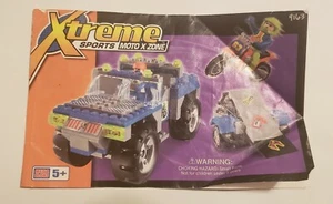 Mega Bloks Xtreme Sports Moto X Zone 9163 Anleitung Manual Booklet - Bild 1 von 2
