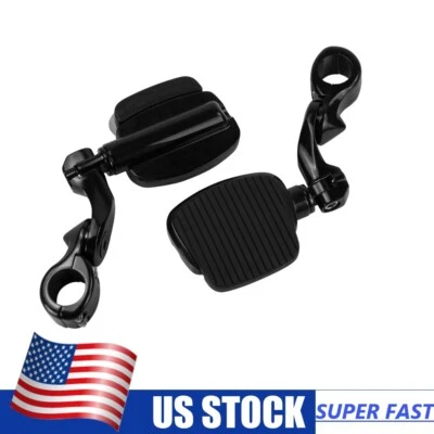 Nueva actualización estriberas anchas montaje barra de choque de 1,25" para Indian Honda Harley Yamaha Foto 1 de 4