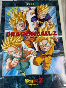 Dragonball Z Vintage Poster Calendario 1995 *Mai appeso ma vedi condizioni* - Foto 1 di 10