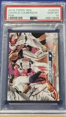 Charlie Blackmon - 2018 Topps On Demand Mini Pink PSA 10 #4/25 Foto 1 de 2