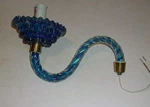 12 Vintage Crystal  Chandelier S Arm Candelabra Part And Bobeche  9" Long - Picture 1 of 5