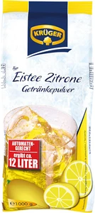 Krüger Eistee Zitrone - Zitronen Tee Getränkepulver - 1000 Gramm - Bild 1 von 5