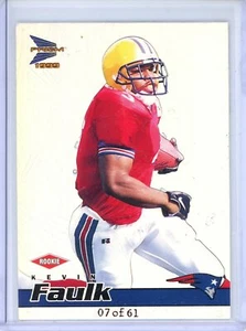 1999 Pacific Prisms Premiere Date #88 Kevin Faulk RC Rookie Patriots /61 - Picture 1 of 3