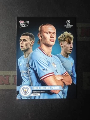 2022 Topps Now UCL Foden, Haaland, Palmer -The FUture of Manchester City #PS03 - Image 1 of 2