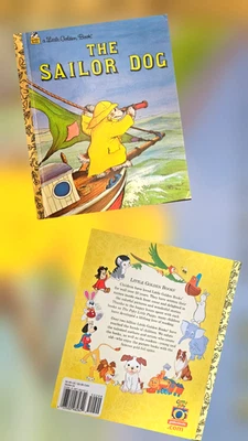 A Little Golden Book, The Sailor Dog, By Margaret Wise Brown, GC-VG~HC  SAVE.. - image 1 of 4