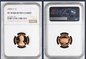 2005-S LINCOLN CENT NGC PF70 ULTRA CAMEO PORTRAIT LABEL "TOP POP NGC VALUE $80" - Picture 1 of 1