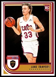 2022-23 Panini Hoops Luke Travers Cleveland Cavaliers G/F RC #272 Rookie Card - Picture 1 of 2