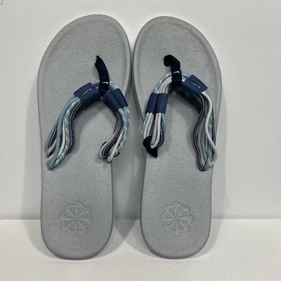 Мужские синие шлепанцы Nike Ecohaueh стринги сандалии / размер-13 SN-9 - Изображение 1 из 4