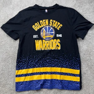 NBA Golden State Warriors T-Shirt Men's XXL Multi Color Stripe Basketball Sports - Picture 1 of 6