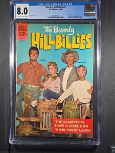Beverly Hillbillies #9 1965 - Cubierta completa de foto fundida - Anillo Dell CGC 8,0 Newton - Imagen 1 de 17