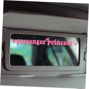 Adesivi Auto Divertenti Decalcomania Passeggero Principessa Sticker per Specchio Retrovisore Rosa - Foto 1 di 8