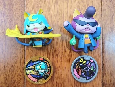 YO KAI WATCH SHOGUNYAN and BADDINYAN, Figures with Medals 🏅! Medal Moments - Image 1 of 4